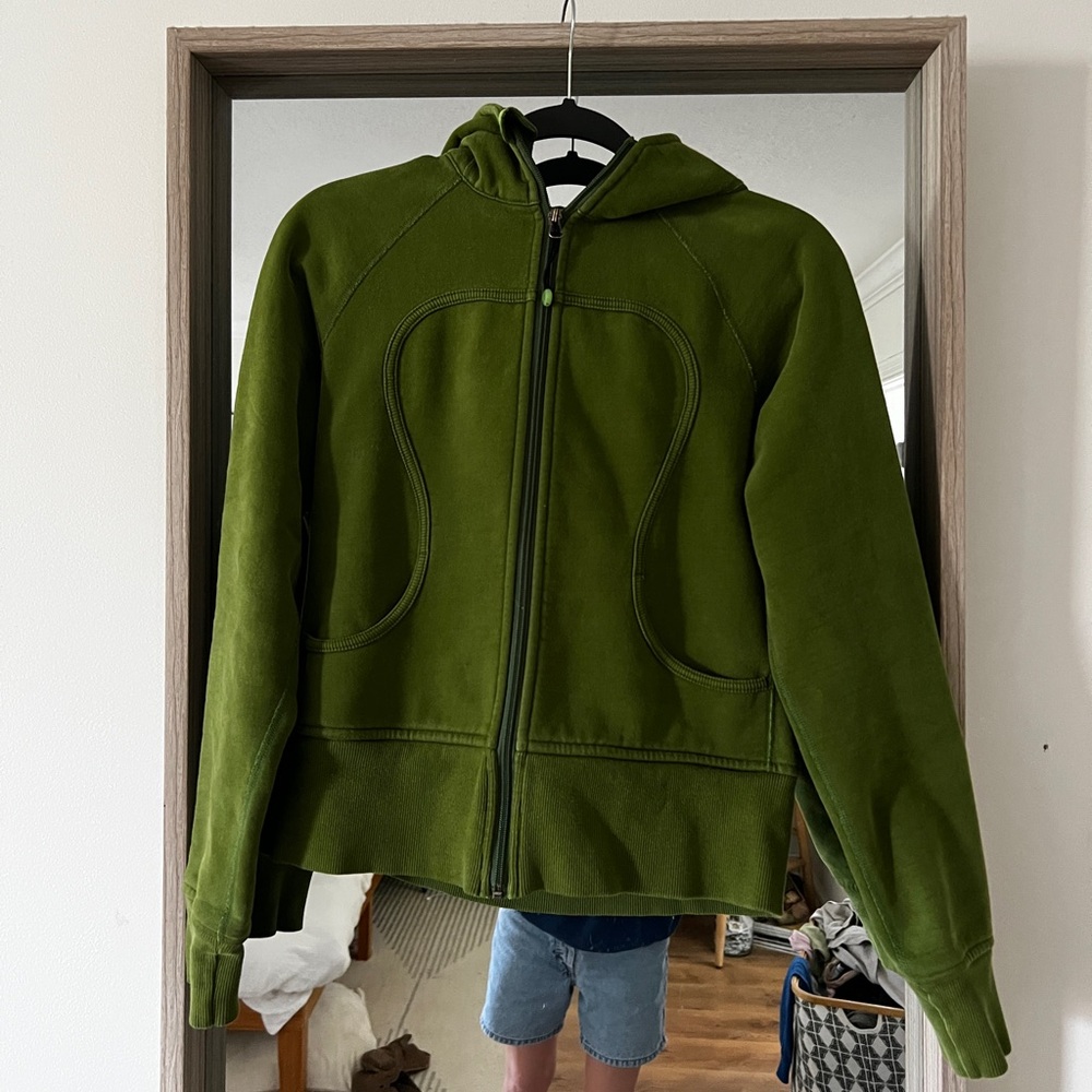 Lululemon Full Zip Scuba Hoodie Green